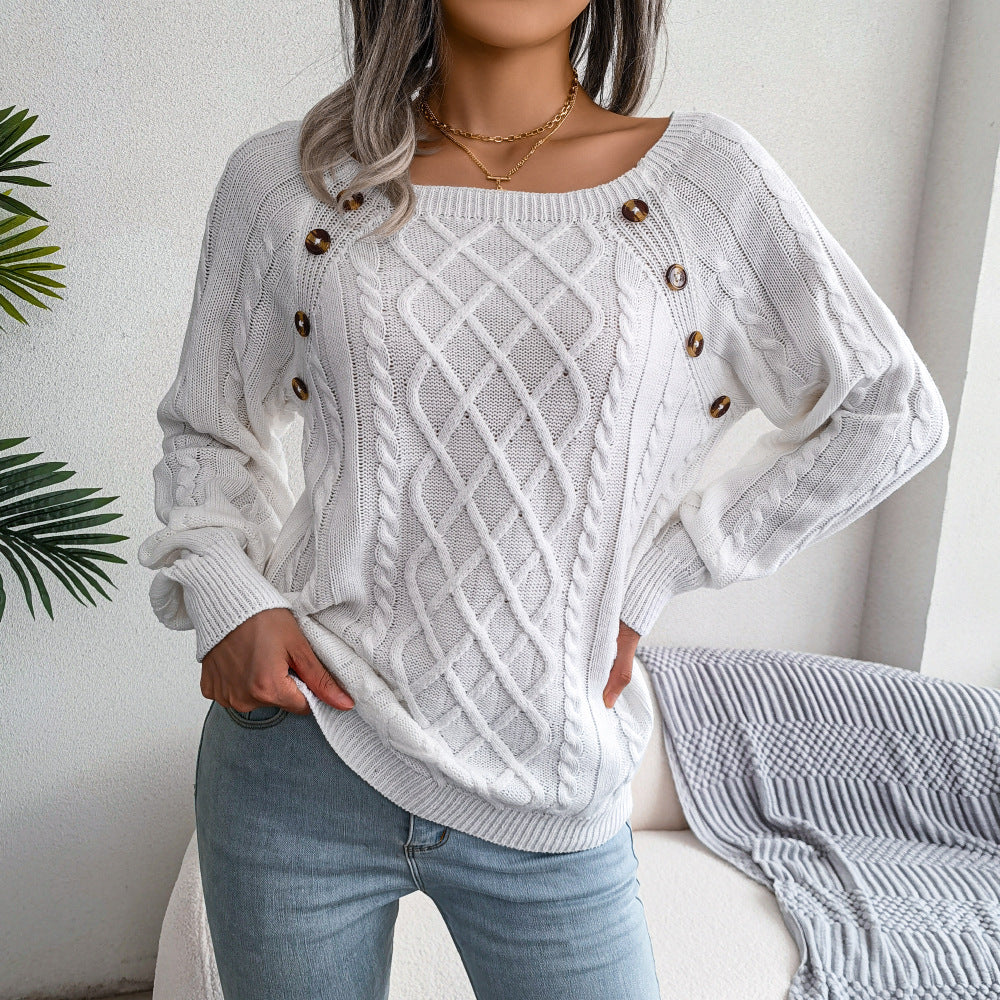 Berg-Feldt | Pullover mit quadratischem Halsausschnitt zum Stricken