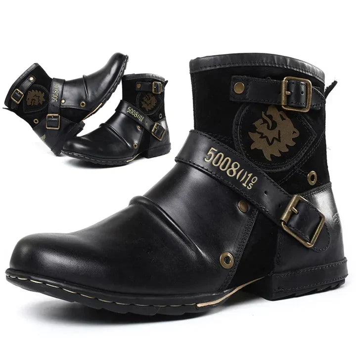 Berg-Feldt | Herrenstiefel mit Robuster Sohle