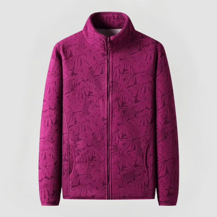 AYLA: Blouson polaire à motif floral