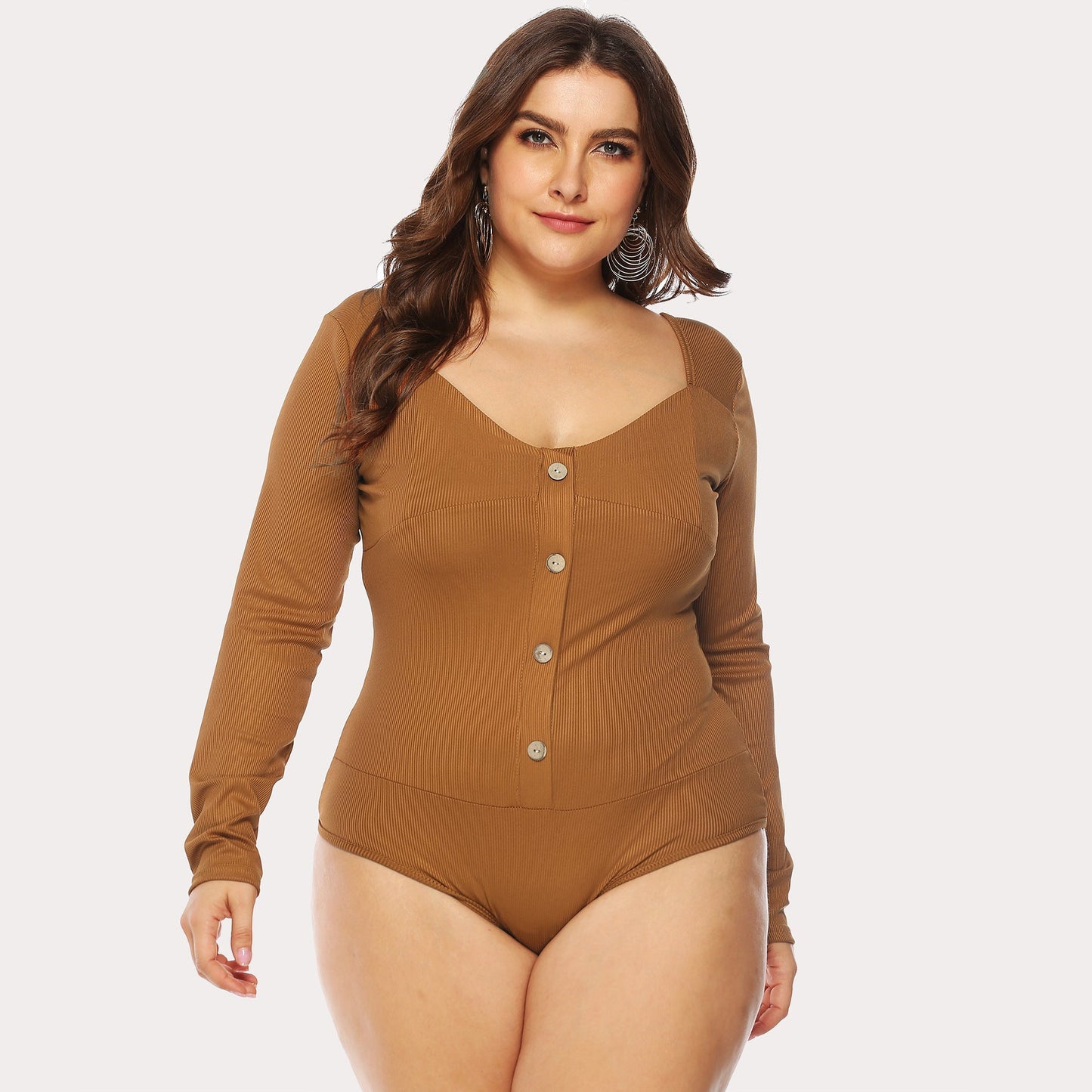 Women's Long-Sleeve Button-Down Bodysuit berg-feldt