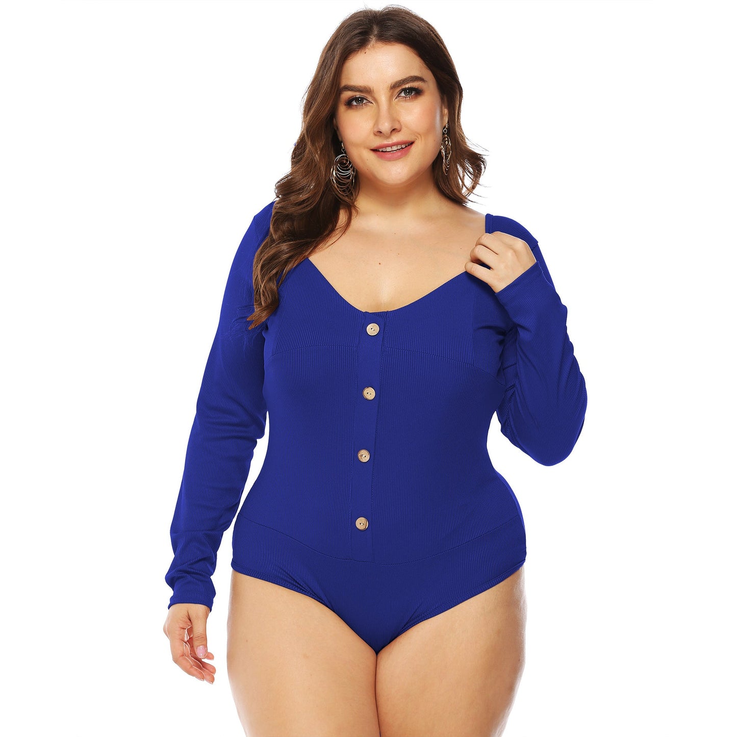 Women's Long-Sleeve Button-Down Bodysuit berg-feldt