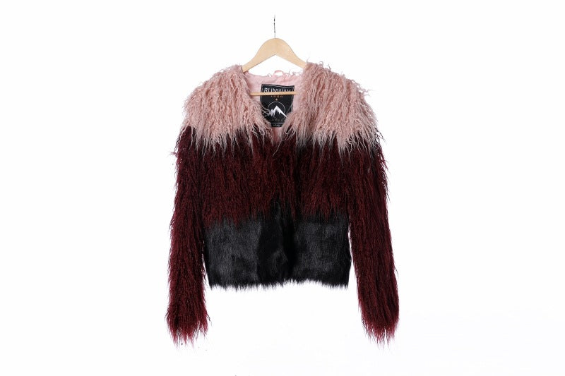 Damen Veste en fausse fourrure extravagante avec un design léger comme une plume et une coupe à la mode Berg-Feldt