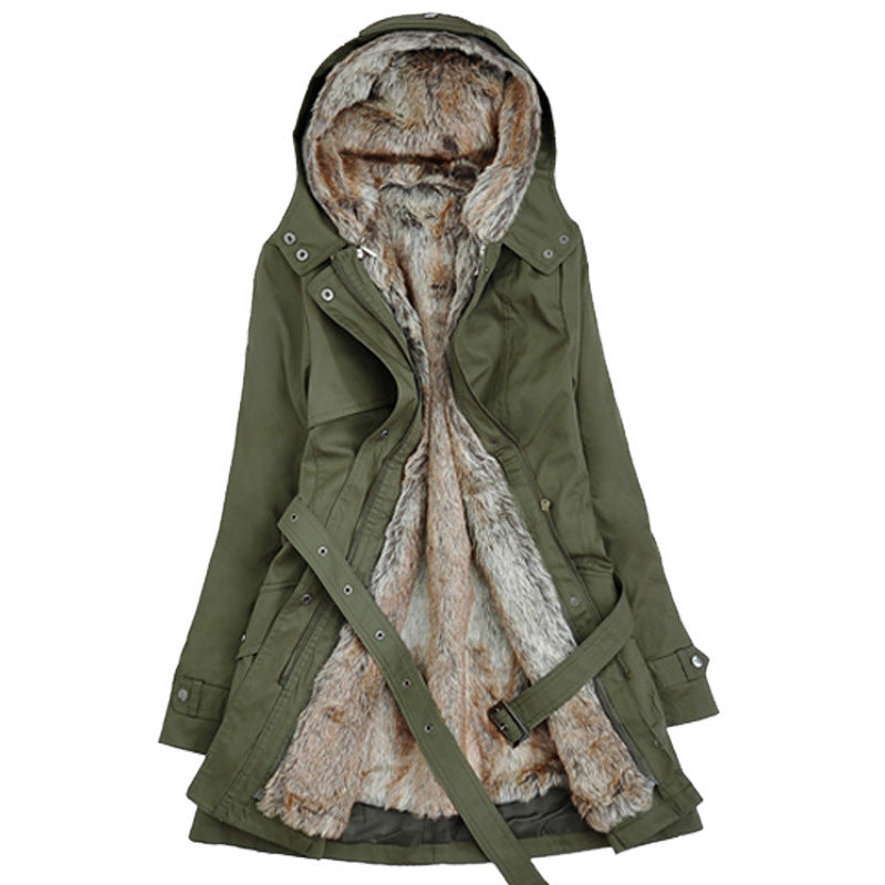 Parka d'hiver long en duvet pour femme de Berg-Feldt