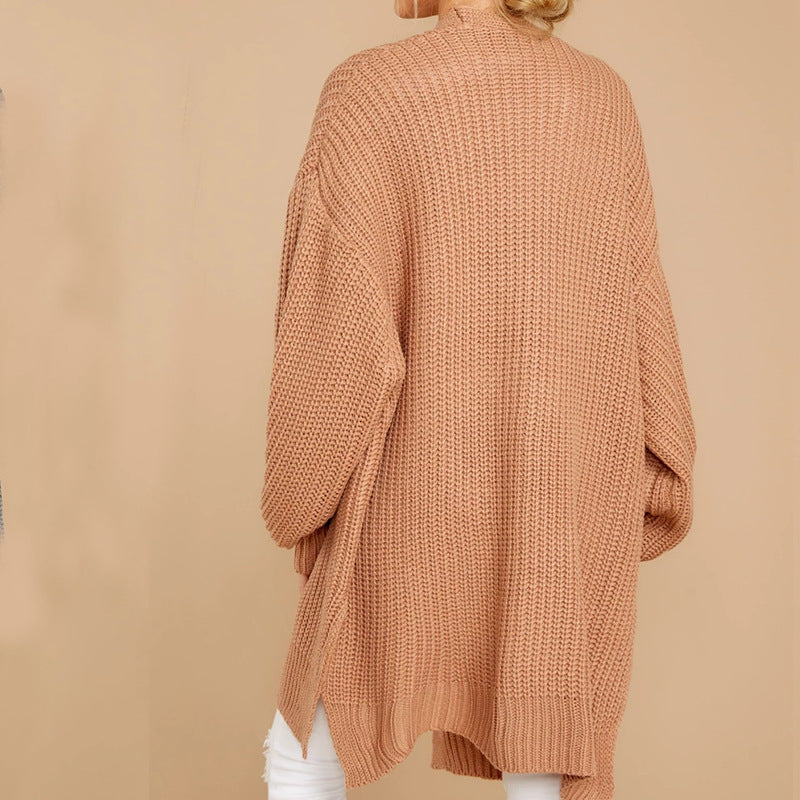 Pull en grosse maille pour femme, coupe ample avec fentes latérales Berg-Feldt