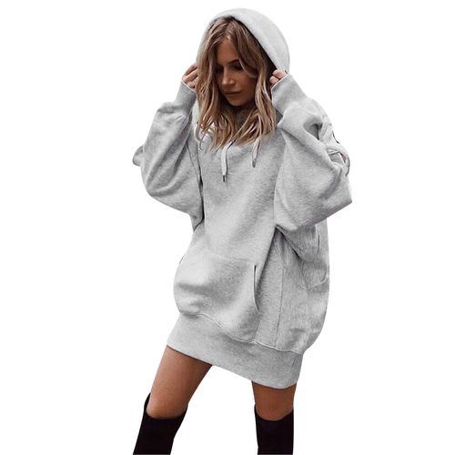 Robe pull à capuche oversize Berg-Feldt pour femme