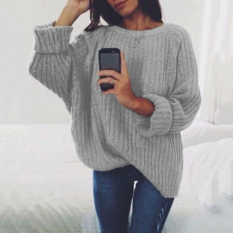 Pull en grosse maille pour femme, coupe oversize, motif texturé Berg-Feldt