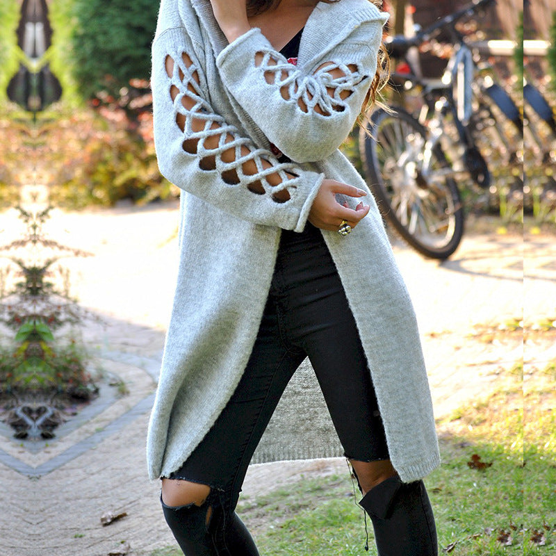 Cardigan élégant pour femme avec motif floral et manches ouvertes Berg-Feldt