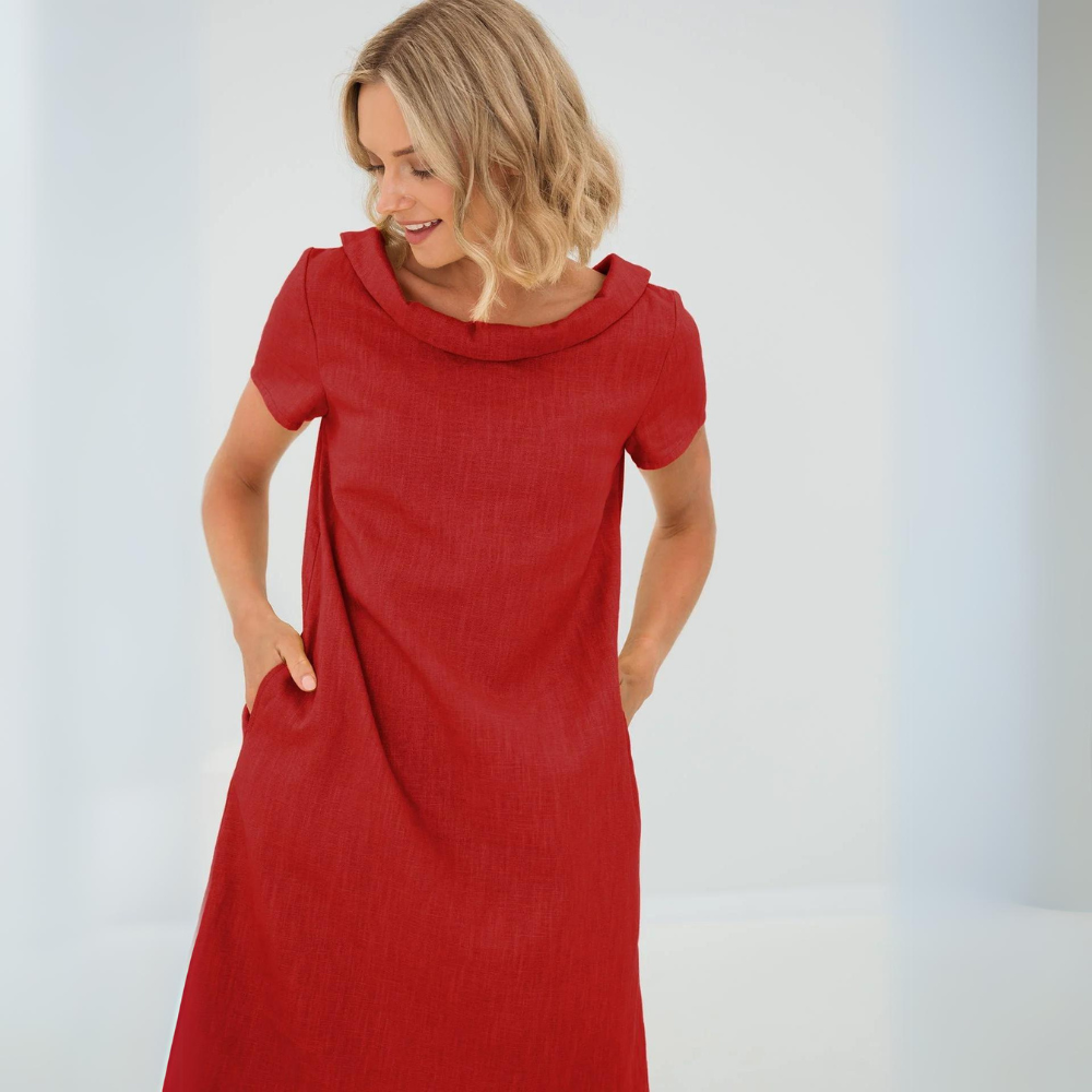 Robe d'été élégante en lin Lara
