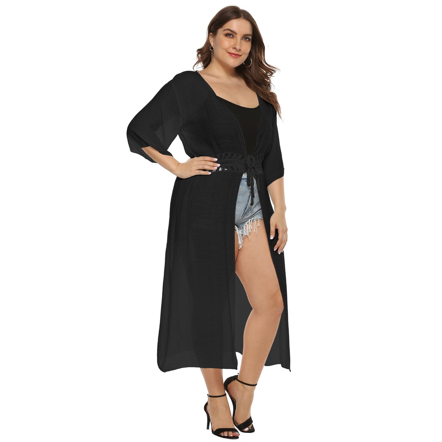 Women's Crochet Detail Beach Cover-Up Dress berg-feldt