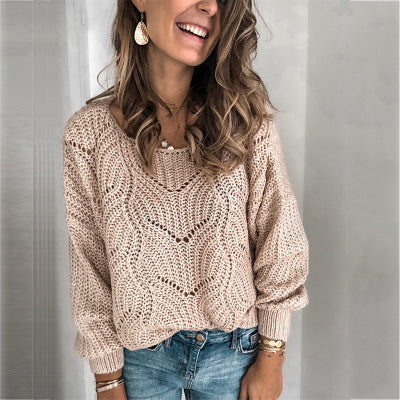 Damen Grober Strickpullover mit kreativem Zopfmuster Berg-Feldt