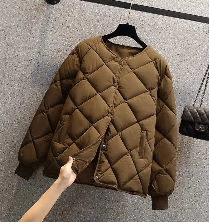 Veste en coton Karina à carreaux