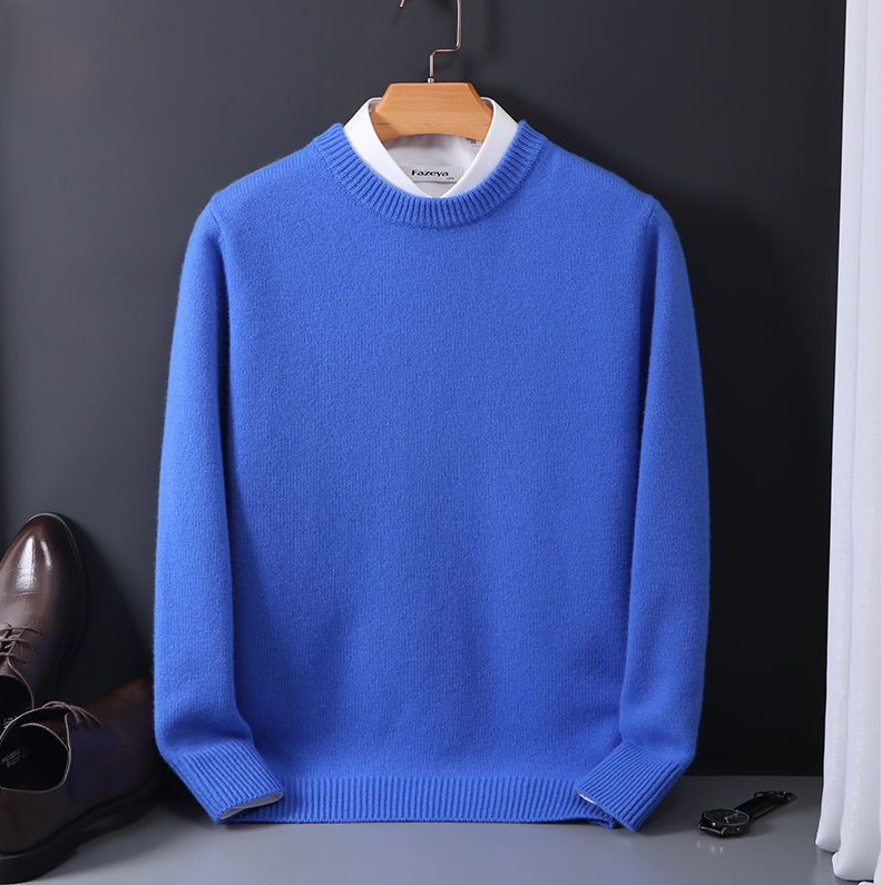 Berg-Feldt | Strickpullover Wollmischung Klassisch, Warm