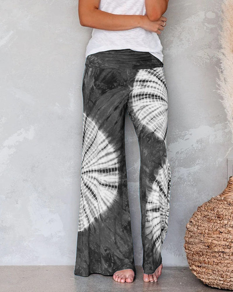 Batik-Muster Damenhose, weit und fließend, berg-feldt