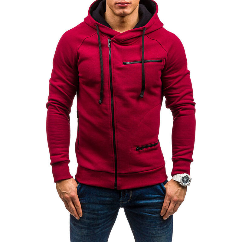 Veste à capuche pour homme avec zip moderne et détails contrastants Berg-Feldt