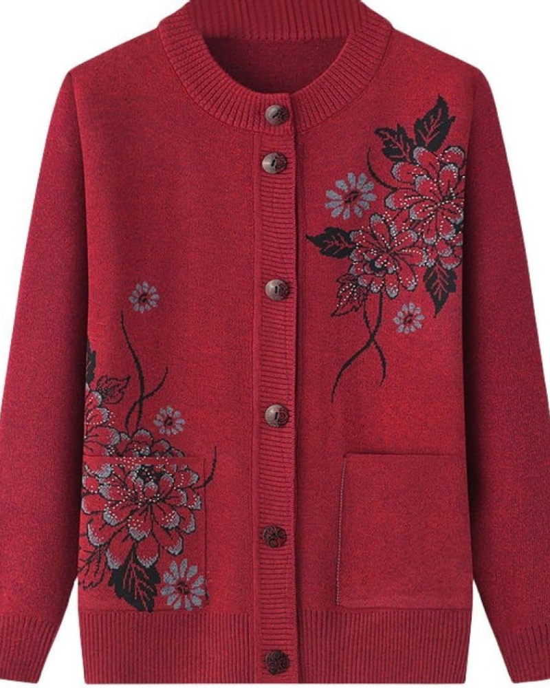 Berg-Feldt | Floral Charm Strickjacke