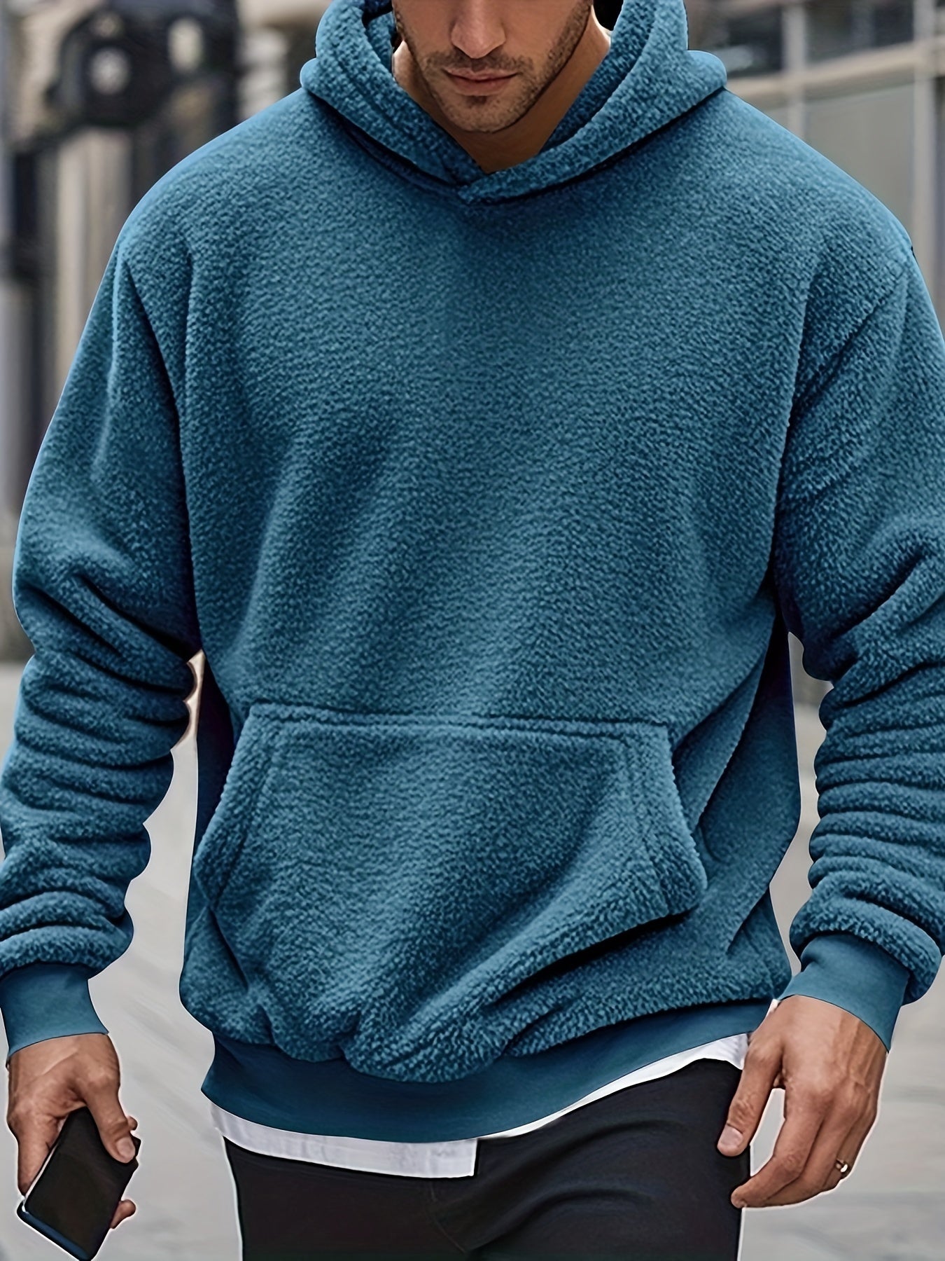 Berg-Feldt | Hoodie en polaire douce, polyester, confort et style