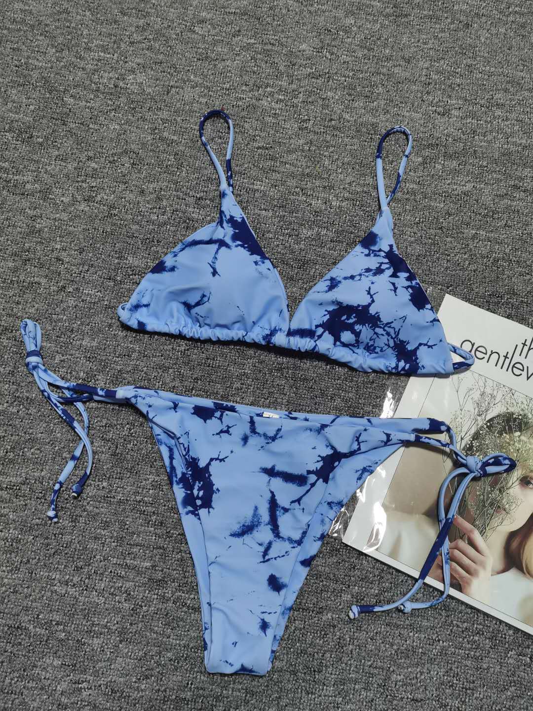 Women's Tie-Dye String Bikini Set by berg-feldt