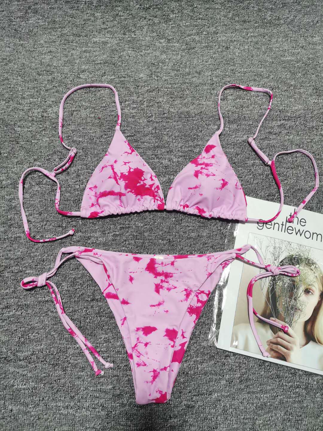 Women's Tie-Dye String Bikini Set by berg-feldt