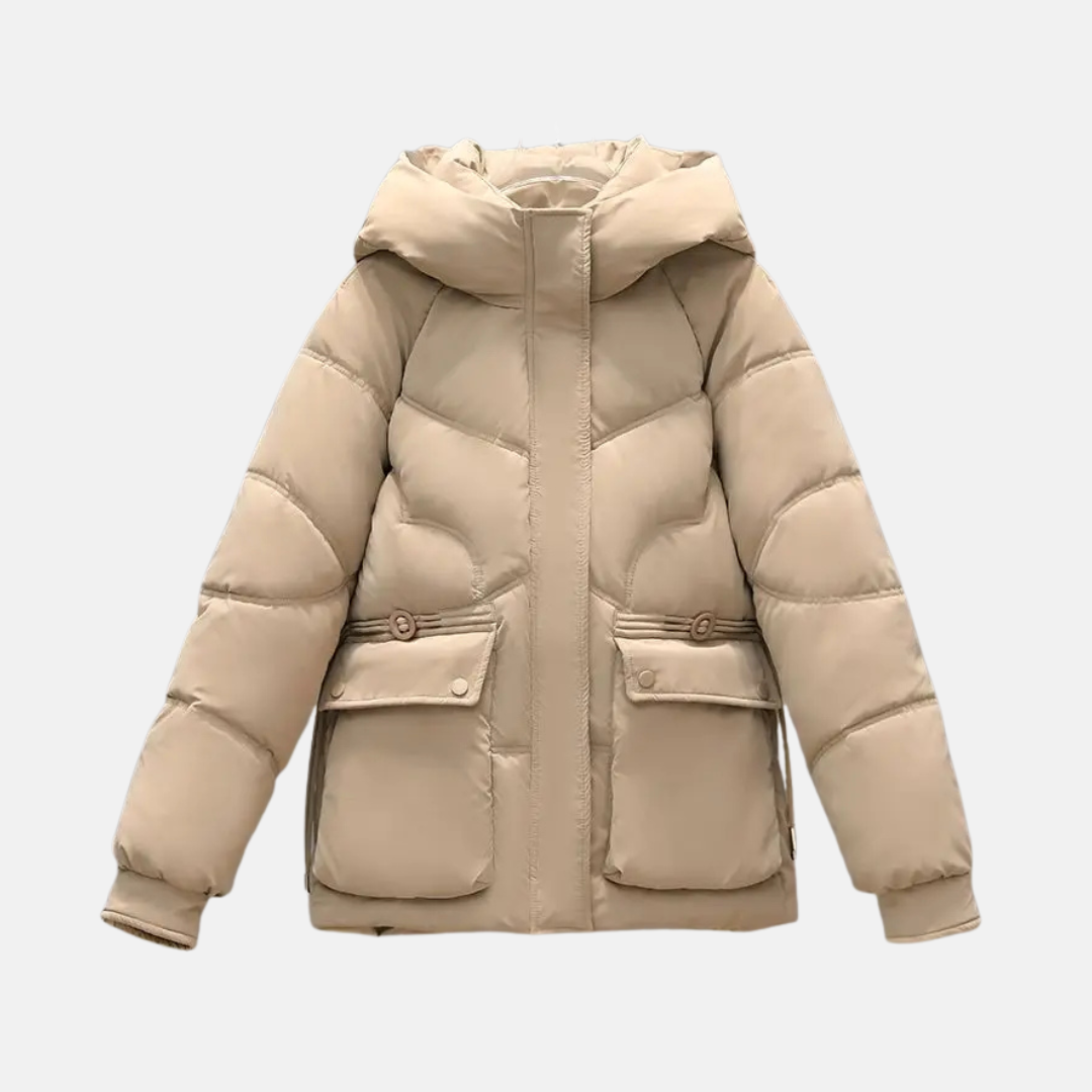 Berg-Feldt | Kapuzen-Puffermantel | Gequiltete Relaxed Fit Jacke