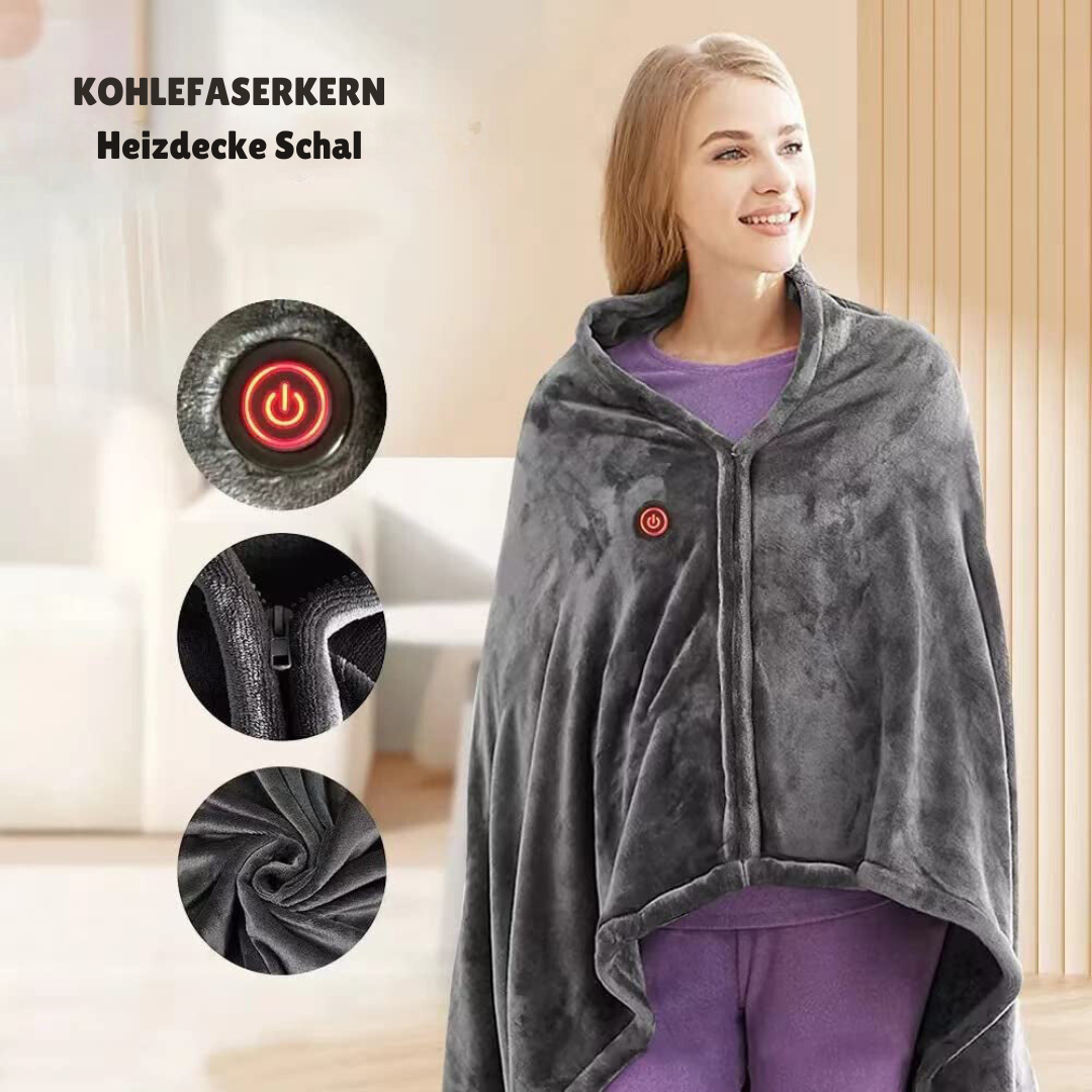 Kuschelig warme USB-Heizdecke im Schaldesign für den Winter
- Krohn-e