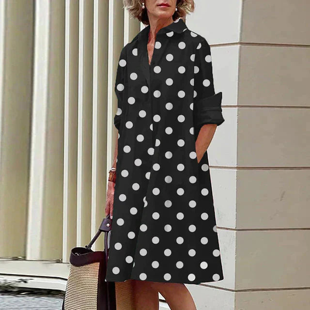Robe d'inspiration vintage par Lina ® à manches longues