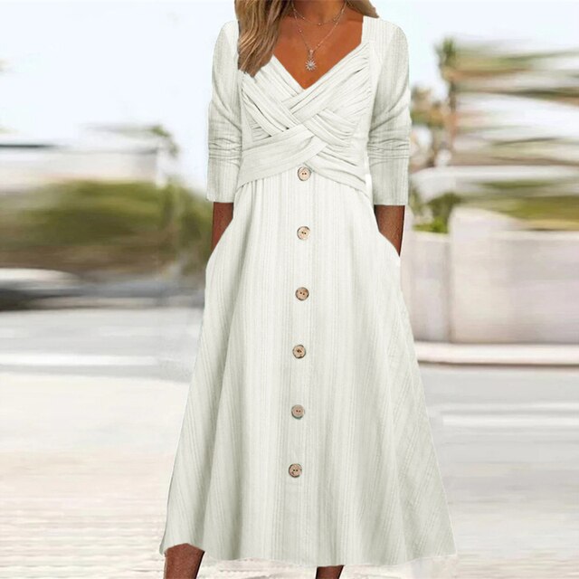 Robe trapèze à manches longues Paula®