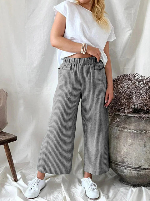 Pantalon REMI : pantalon élastique à la taille