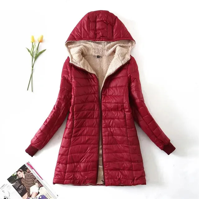 Veste en coton à capuche Ayva