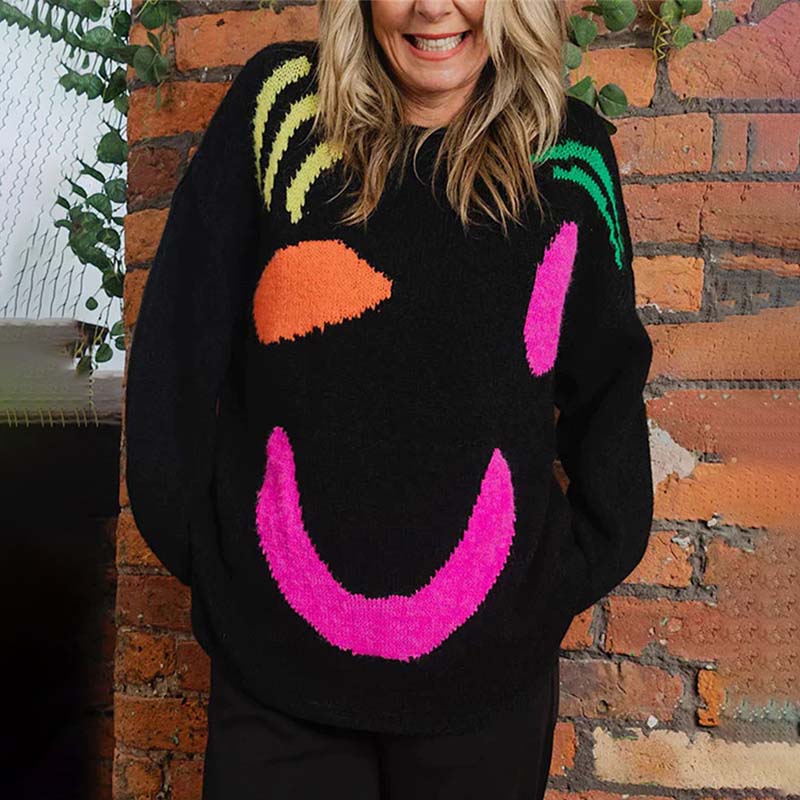 Berg-Feldt | Smiley Strickpullover