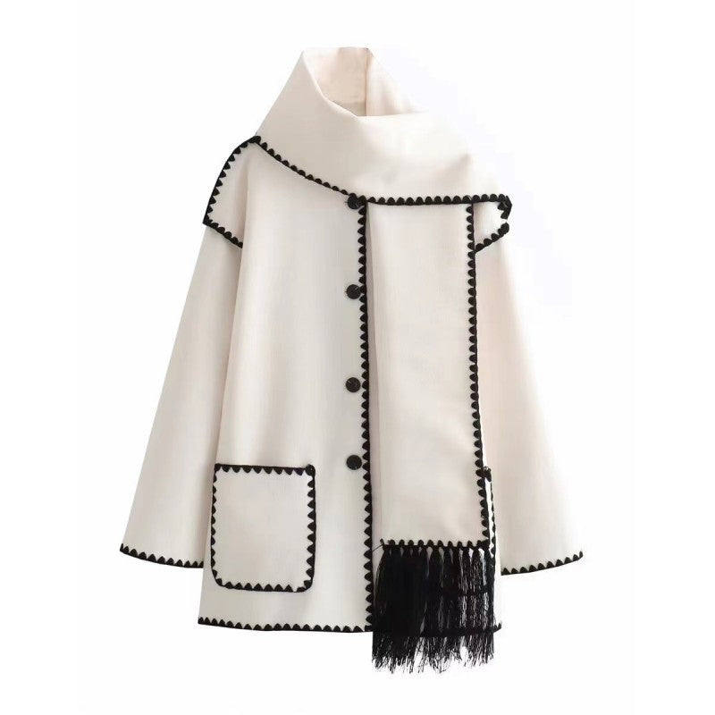 Berg-Feldt | Veste cape confortable en laine