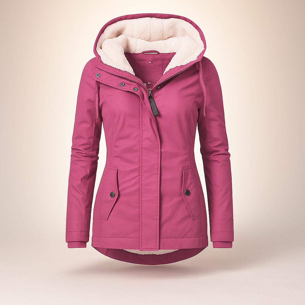 Berg-Feldt | Fleecejacke mit verstellbarer Kapuze