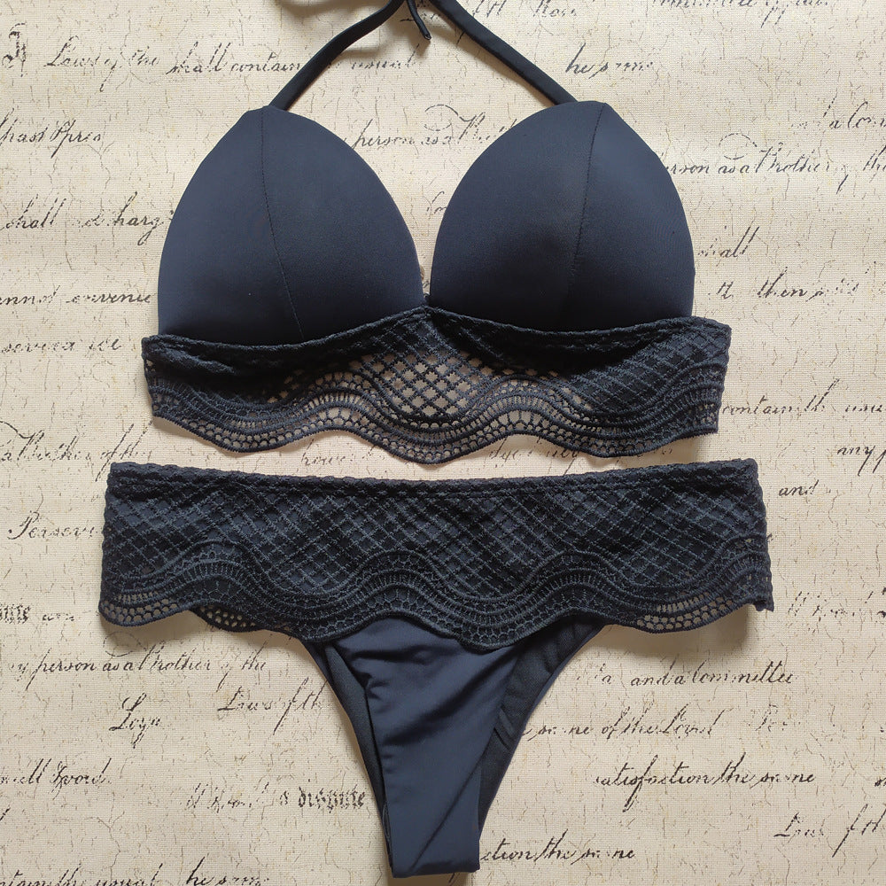Women's Crochet Triangle Bikini Set by Berg-Feldt