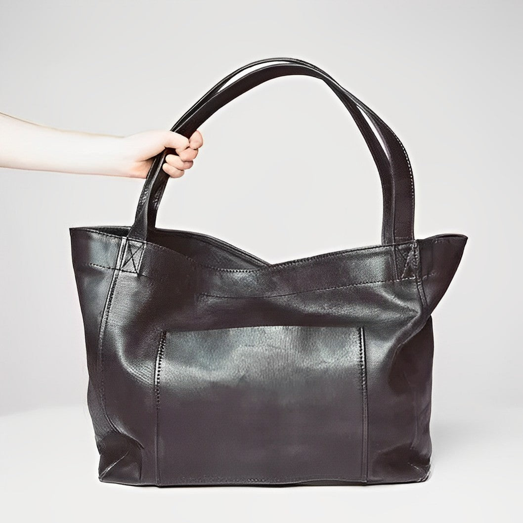 Janna: Vintage Leder Schultertasche