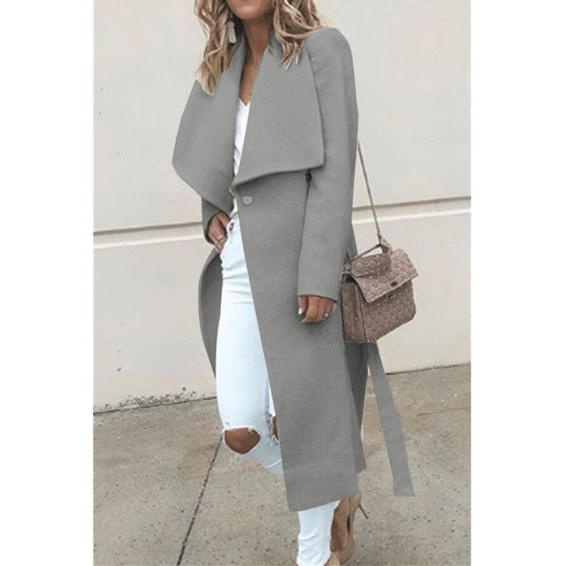 Trench-coat asymétrique pour femme de berg-feldt