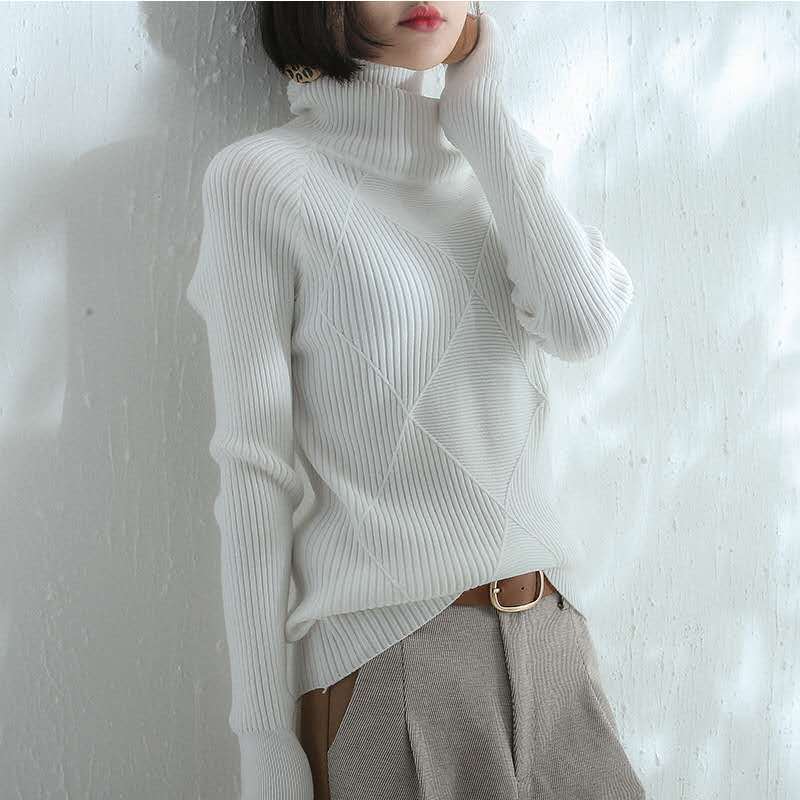 Women's Cozy Knit Turtleneck Sweater berg-feldt