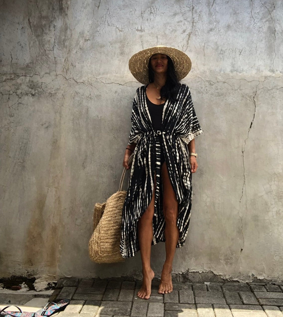 Strandkimono für Damen mit schickem Bindegürtel und elegantem Schnitt von berg-feldt
- berg-feldt