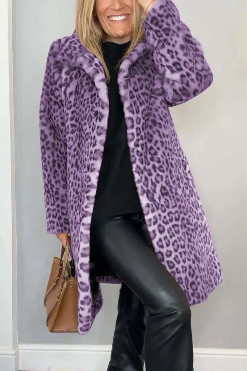 Berg-Feldt | Femme - Manteau d'hiver à imprimé animal