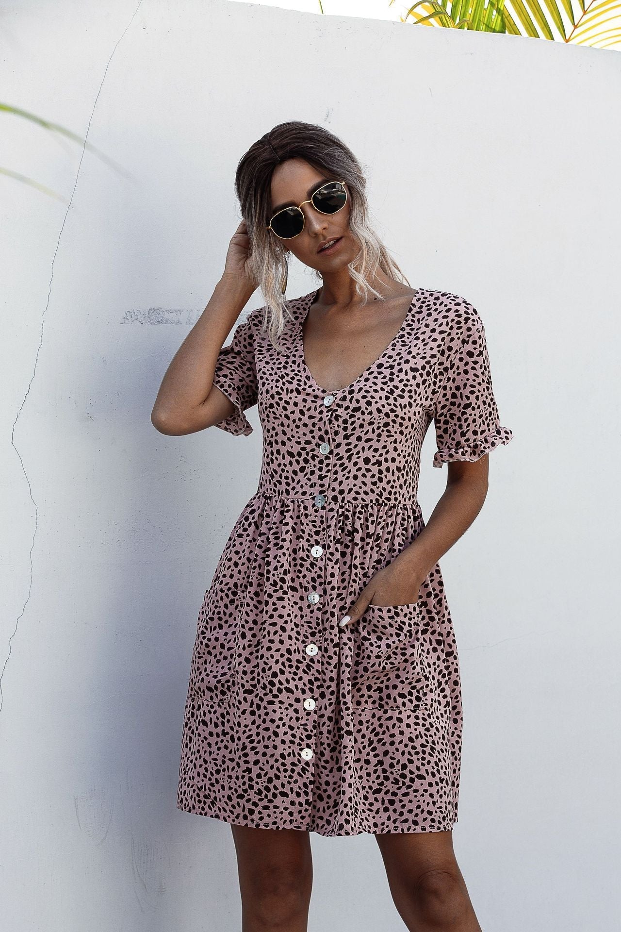 Women's A-Line Utility Button-Up Dress berg-feldt