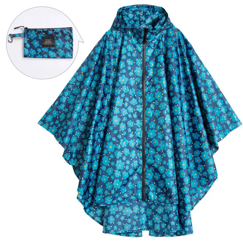 Berg-Feldt | Tragbare Unisex wasserdichte Poncho mit Kapuze