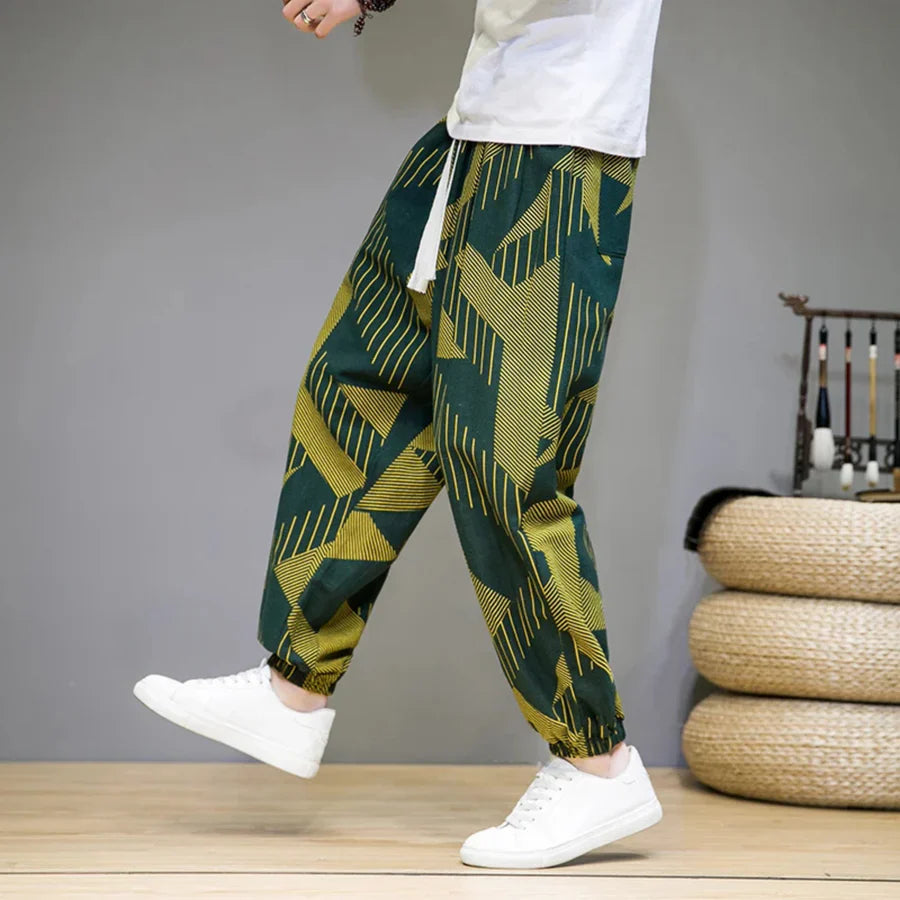 Pantalon large à motifs par KLEIN
