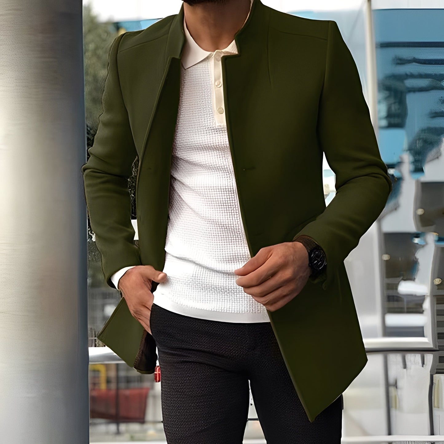 Berg-Feldt | Elegante Slim-Fit Jacke für Herren