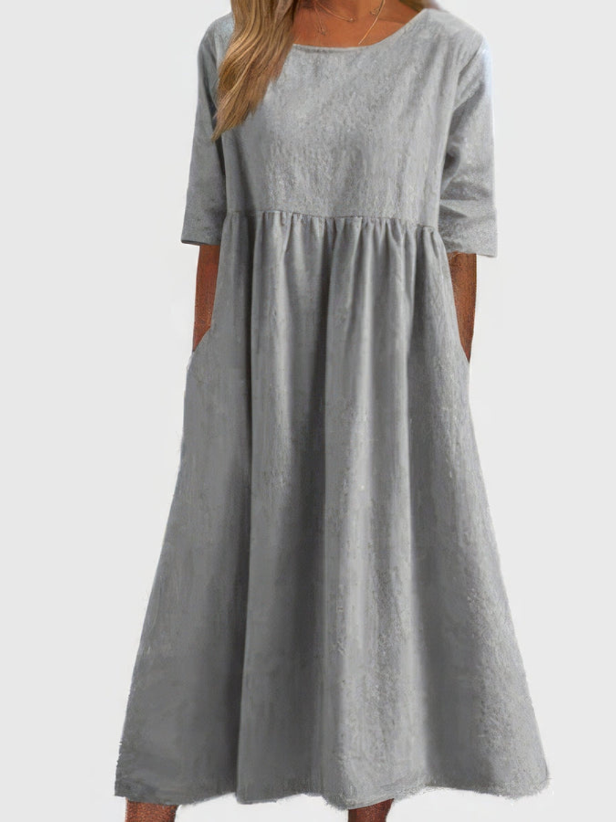 AMIRA – Kleid mit Taschen und Reißverschluss