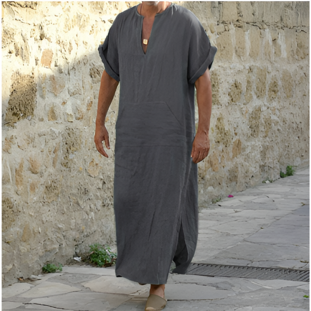 Herren-Langhemdkleid mit Schlitz von berg-feldt