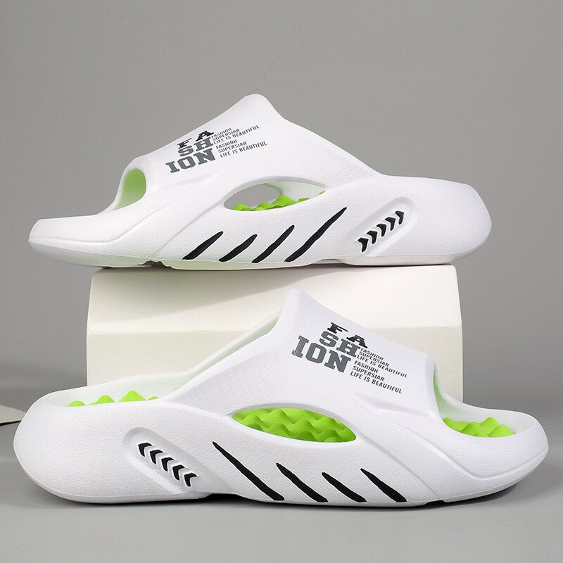 Berg-Feldt Luxus Herren Badeschuhe: Orthopädisch, weiches Fußbett, rutschfeste Sohle
