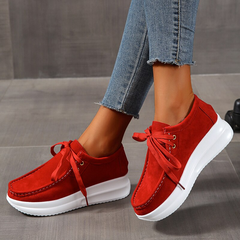 Belle - Atmungsaktive Schnürschuhe