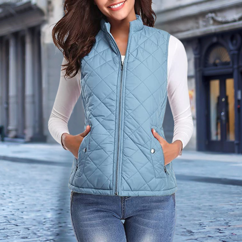 Berg-Feldt | Elegante Steppjacke mit Zipper für Damen