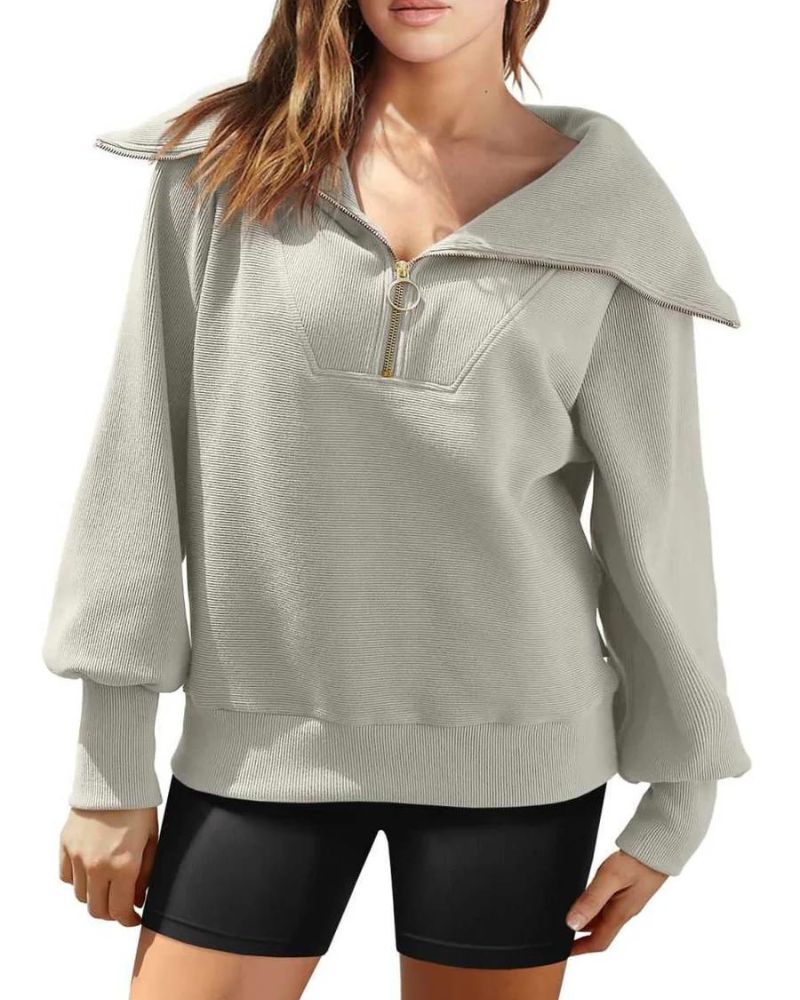 Berg-Feldt | Halbreißverschluss Vielseitiger Pullover