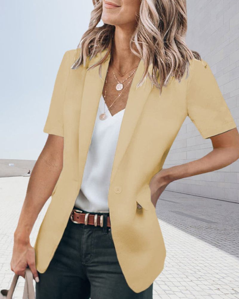 Berg-Feldt | Kurzärmliger Blazer