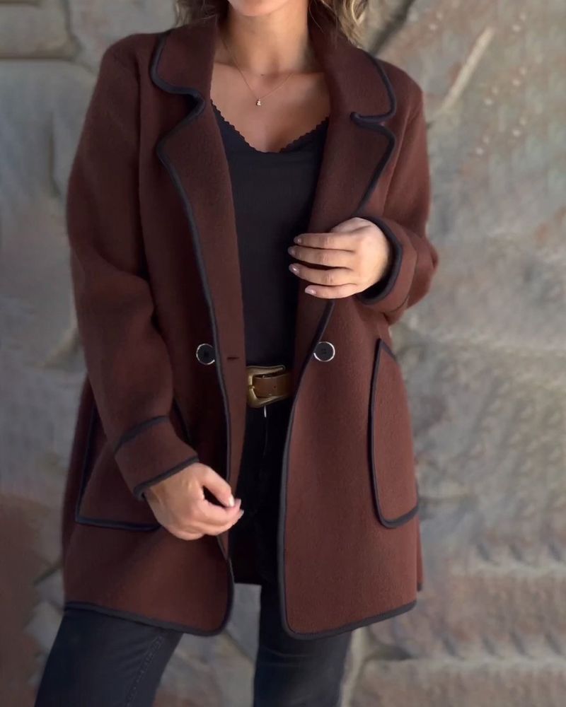 Berg-Feldt | Kontrastfarbe Freizeitjacke
