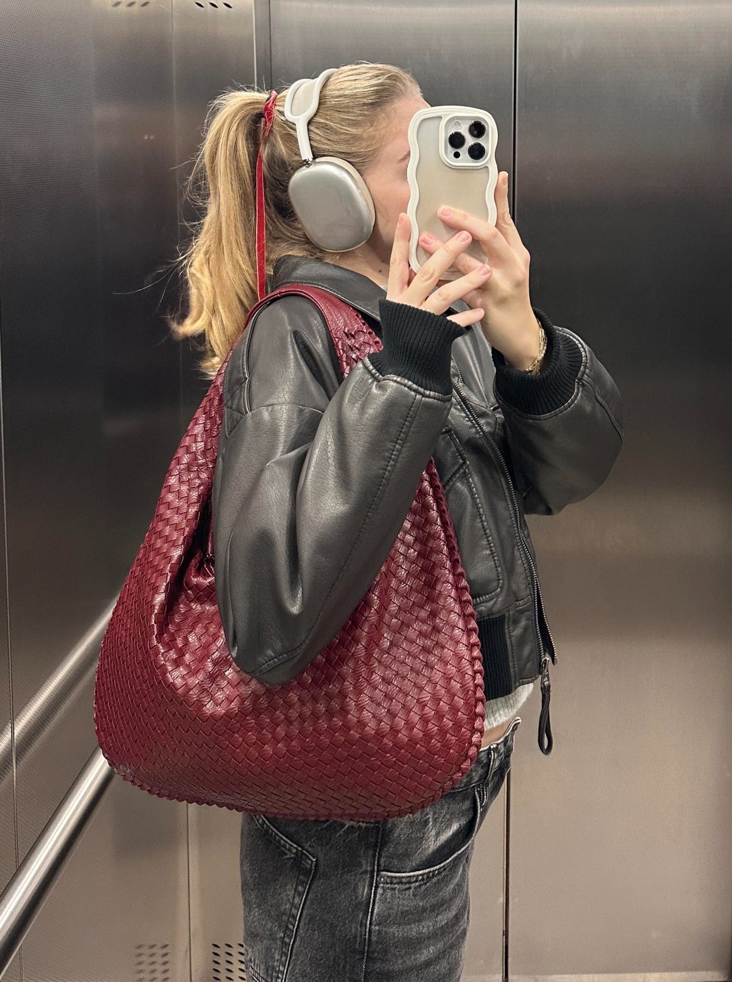 Berg-Feldt | Geflochtene Schultertasche - Berg-Feldt